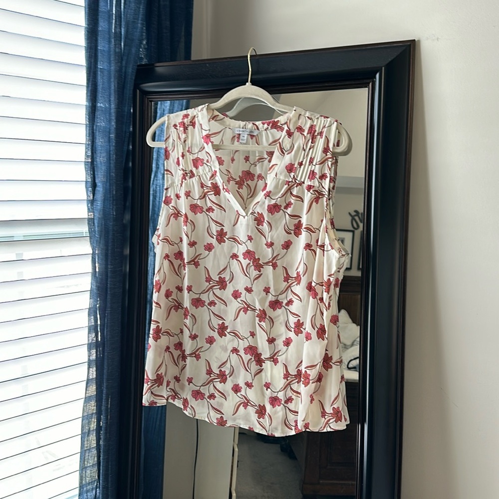 41 Hawthorn floral sleeveless top XXL 1x 2x from Stitchfix